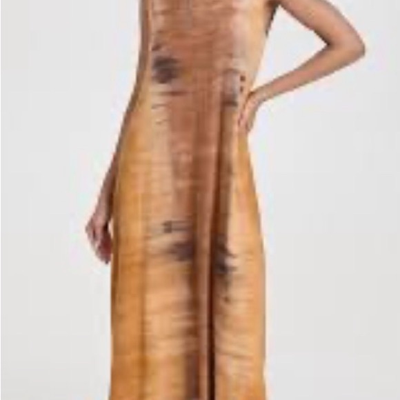 Raquel Allegra Tan Sleeveless Midi Dress 6/8 nwot - Picture 1 of 4